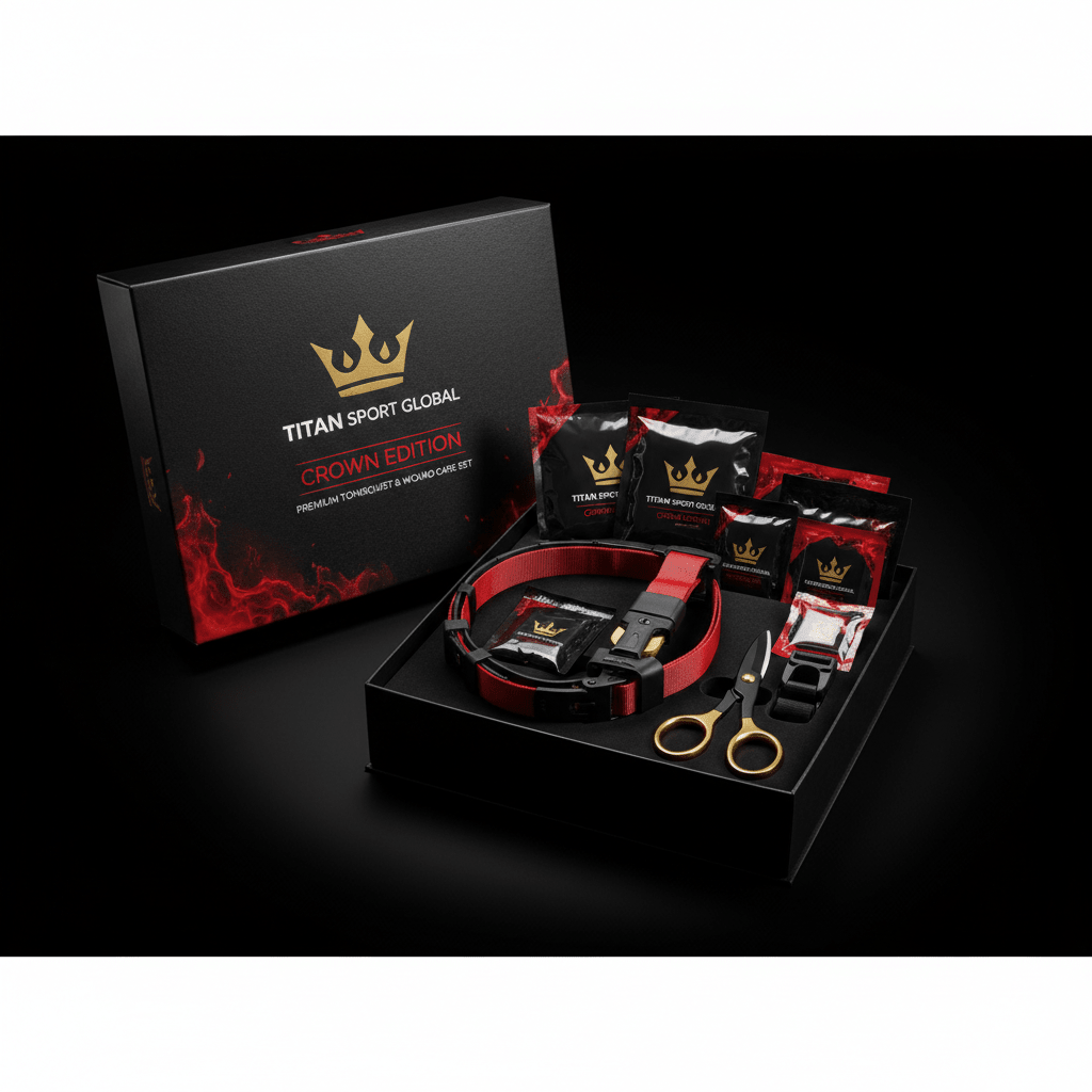 TITAN Off-Grid Tourniquet & Wound Care Set — Lava Crown Edition
