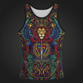 TITAN Crown Edition Men's Tattoo Art Compression Tank Top
