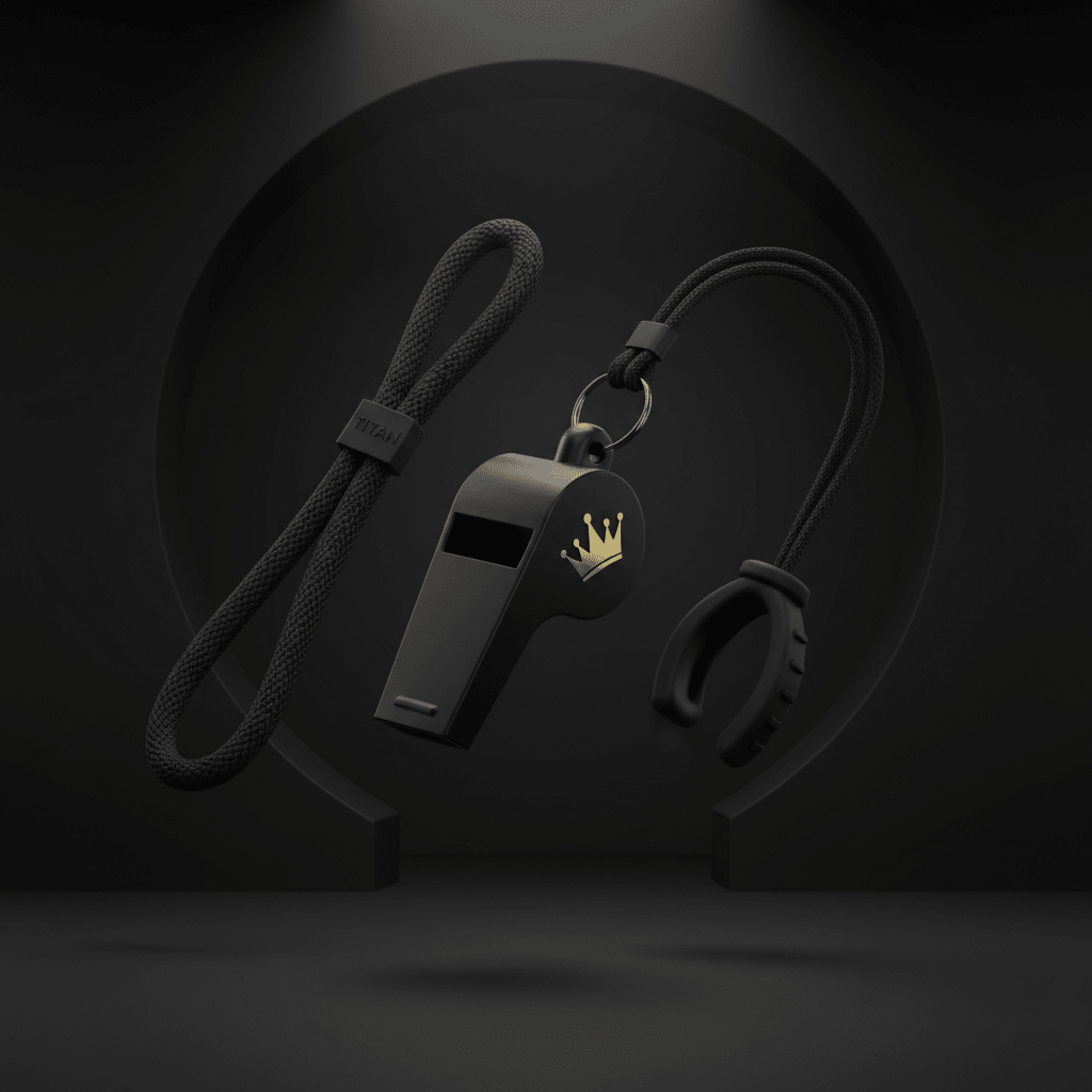TITAN Gym Whistle Coach Set - Crown Edition