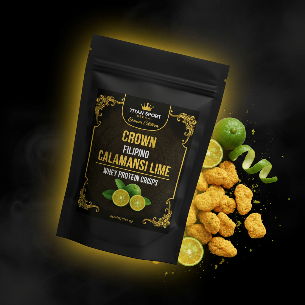 Crown Filipino Calamansi Lime Whey Protein Crisps - TITAN SPORT GLOBAL
