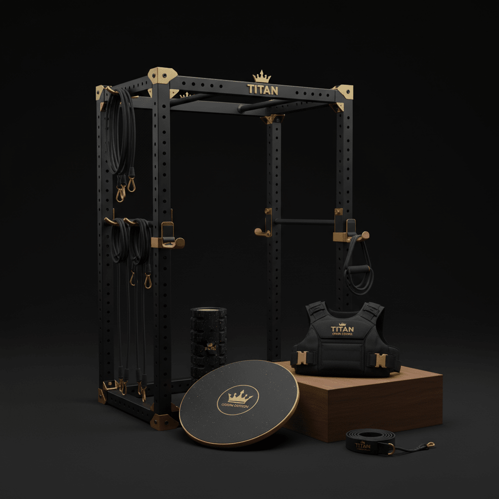 TITAN All-In-One Outdoor Hiker's Strength & Endurance Home Gym Kit — Crown Edition