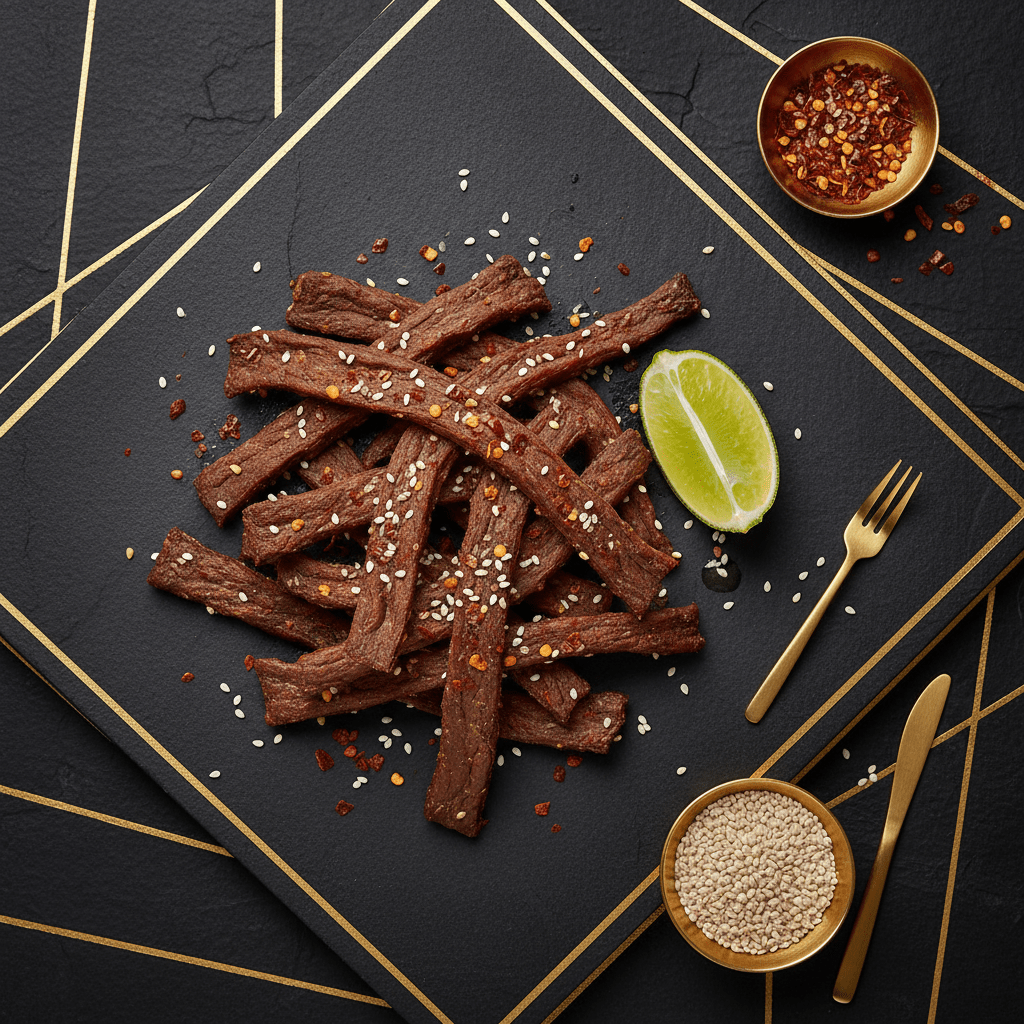 TITAN Seitan Smoky Chili Jerky Protein Snack