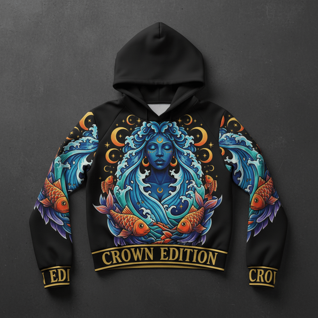TITAN Women's Yemoja Ocean Mother Hoodie — Omi Edition