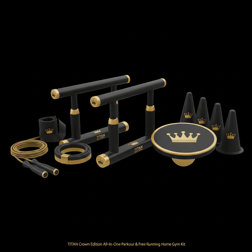 TITAN All-In-One Parkour & Free Running Home Gym Kit — Crown Edition