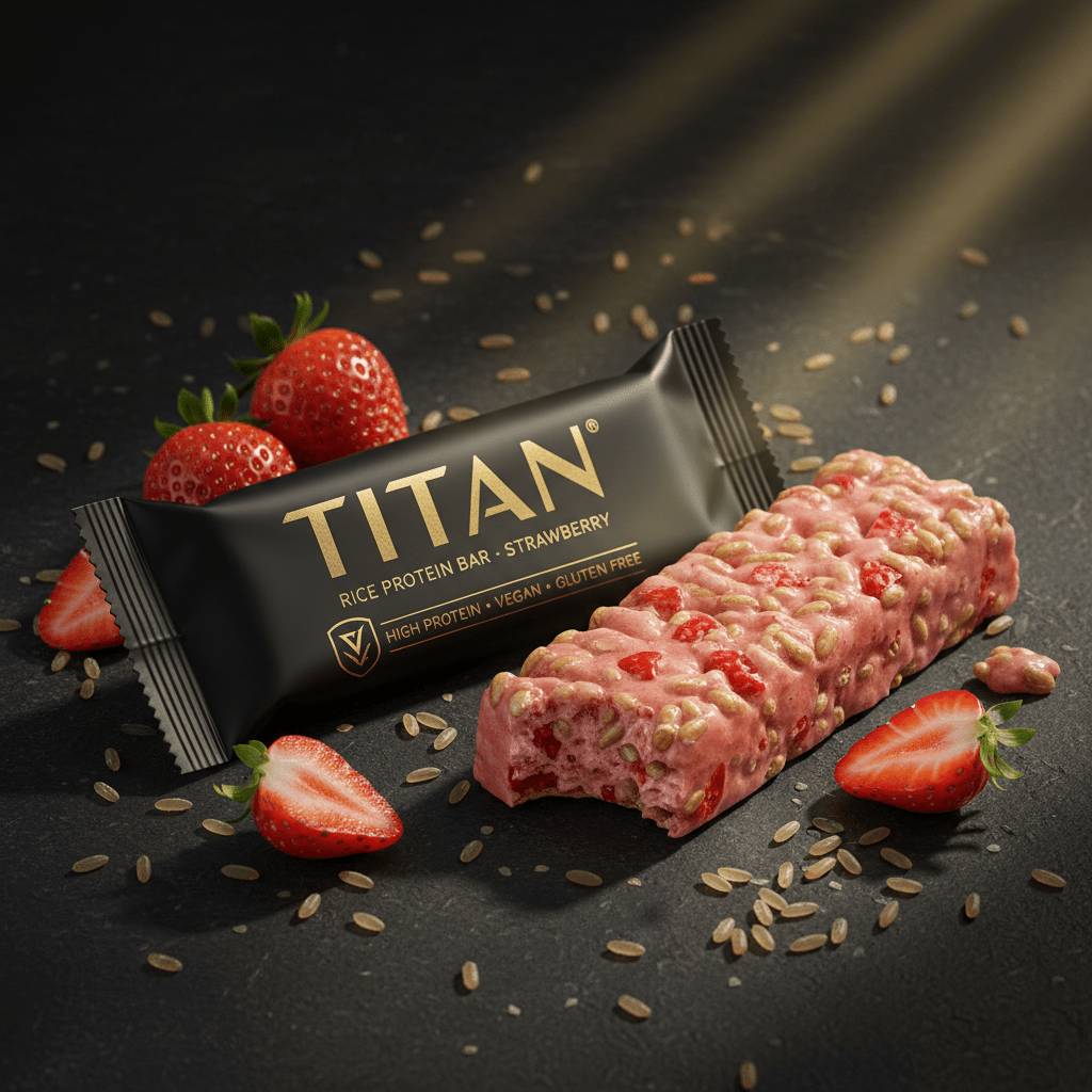TITAN Rice Protein Bar - Strawberry