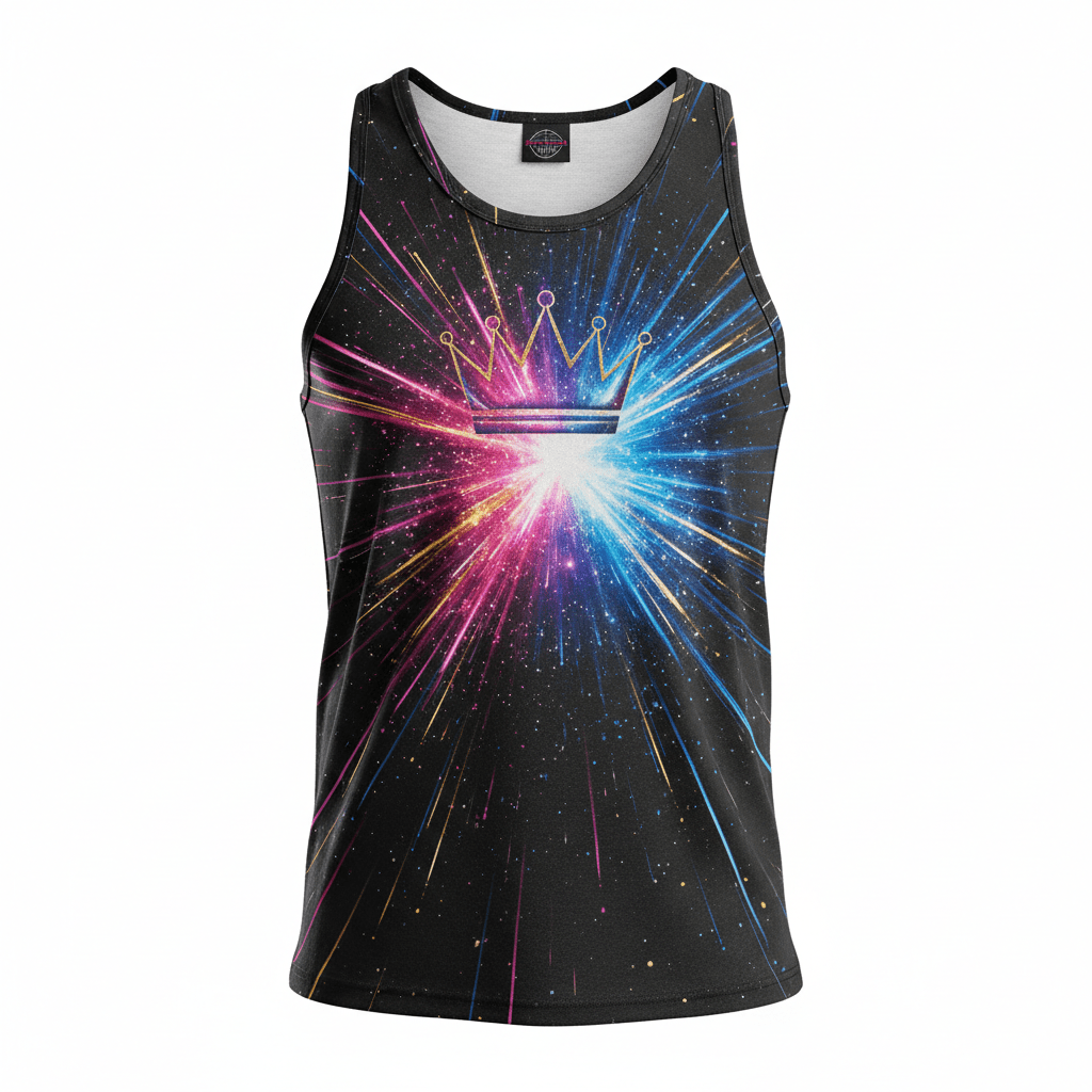 TITAN Cosmic Burst Tank Top — Crown SWAG Edition