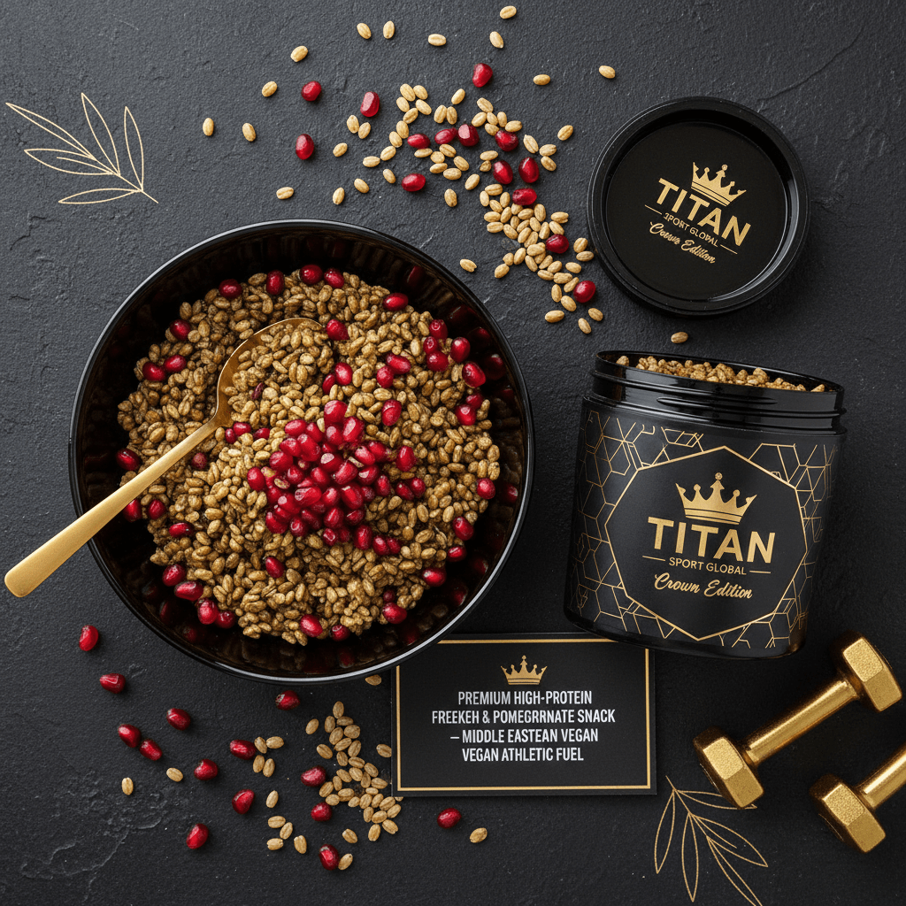 TITAN High-Protein Freekeh & Pomegranate Snack Cup