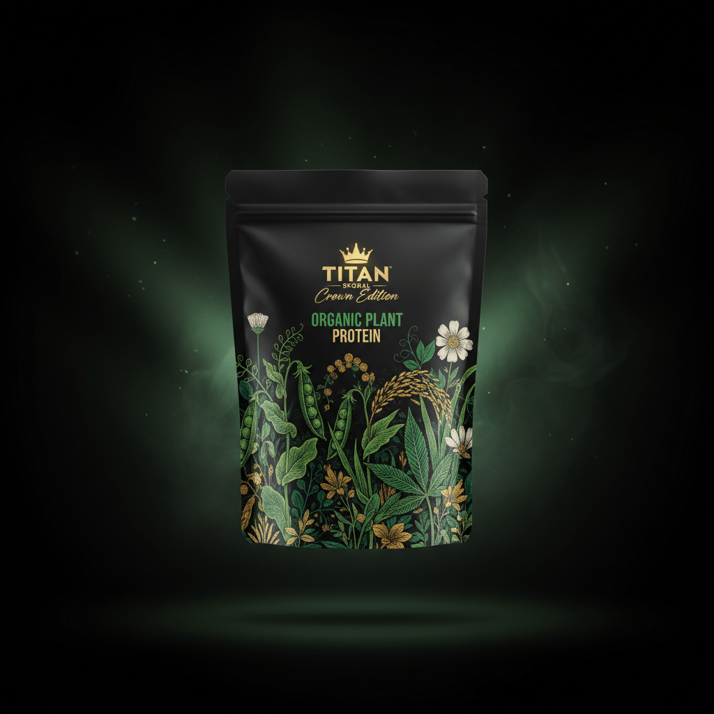 TITAN Organic Plant Protein - Crown Edition pouch shot