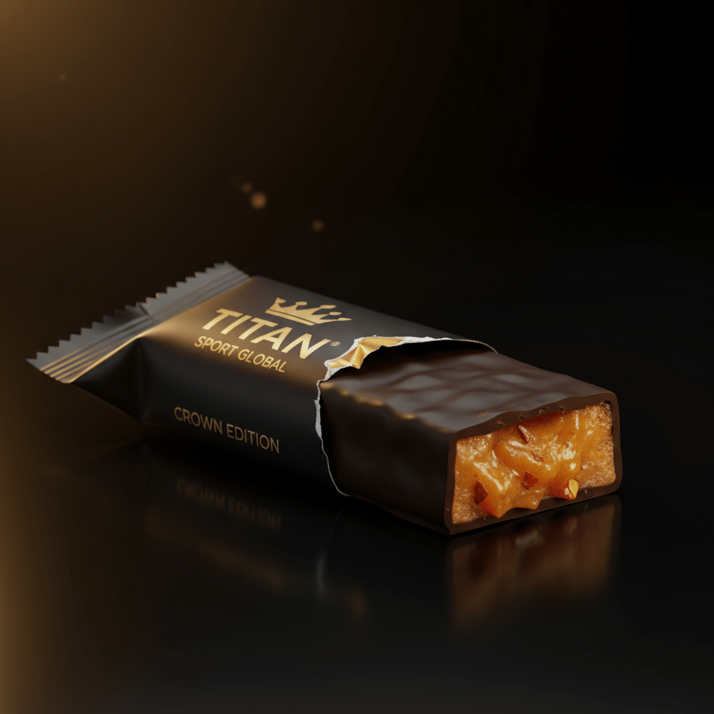 TITAN Crown Dark Chocolate Mango Chili Protein Bar - Crown Edition