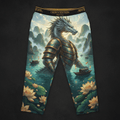TITAN Vietnamese Dragon Ha Long Men's Lounge Pants Crown Edition — dragon in Ly Dynasty armor at Ha Long Bay anime art on matte black