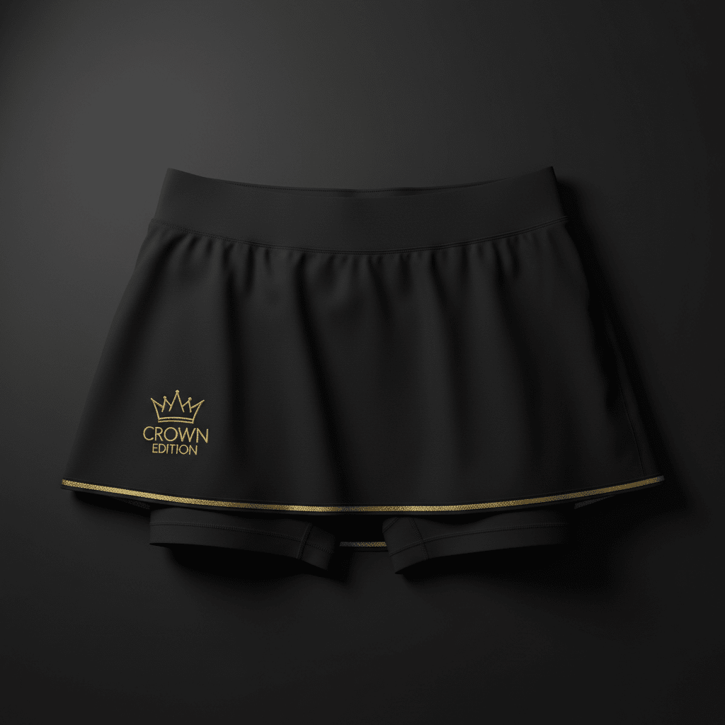 TITAN Women's Sports Skirt - Athletic Tennis Skort — Crown Edition matte black
