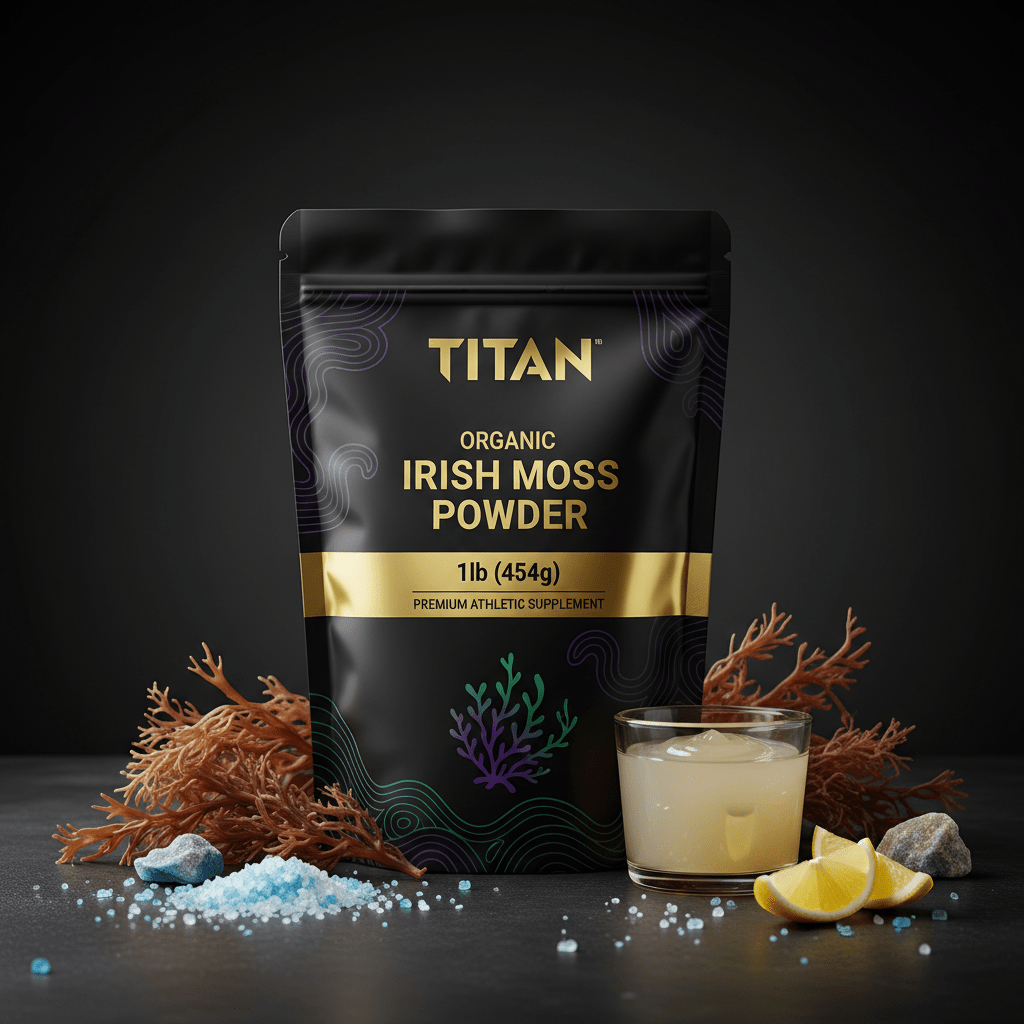 TITAN Organic Irish Moss Powder - Thyroid & Skin Superfood 1lb