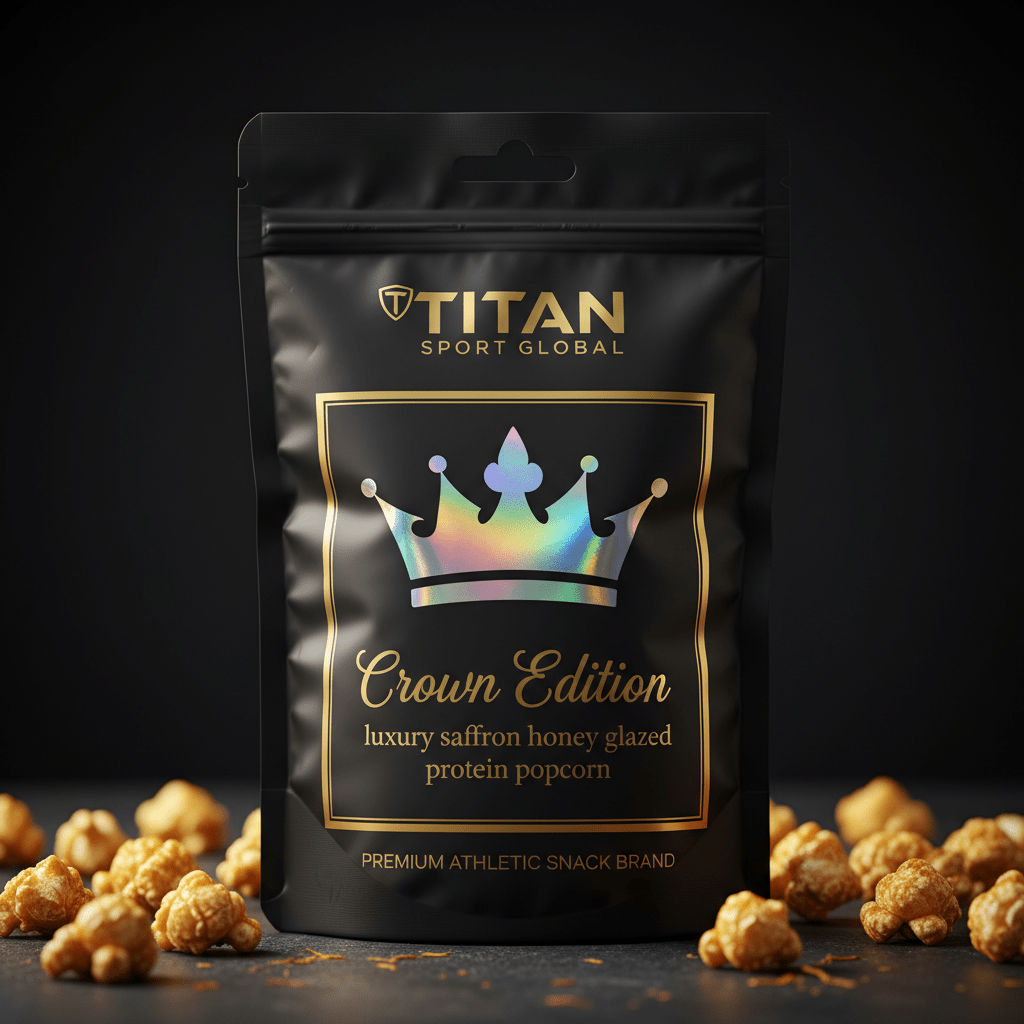Crown Edition Saffron Honey Glazed Protein Popcorn — TITAN SPORT GLOBAL