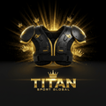 TITAN SPORT GLOBAL pro football shoulder pads skill position elite