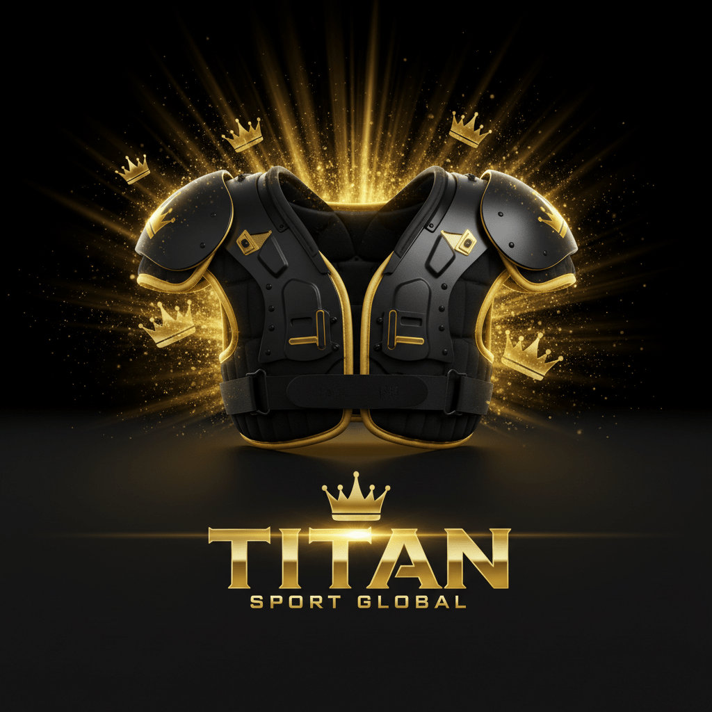 TITAN SPORT GLOBAL pro football shoulder pads skill position elite