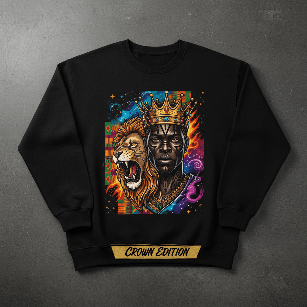 TITAN Plus Men's Lion King Crown Crewneck — Inclusive Crown Edition