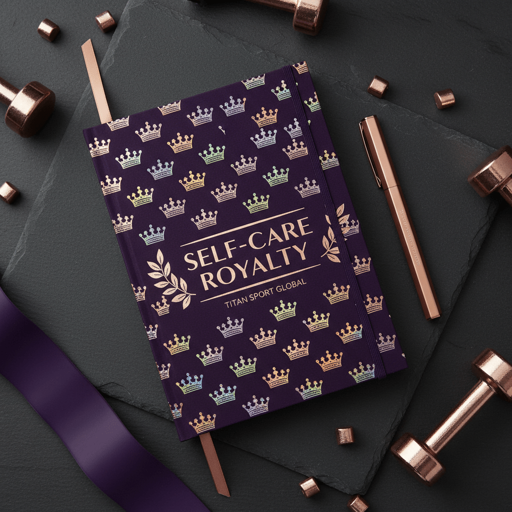TITAN Women's Self-Care Journal Rose Crown Edition