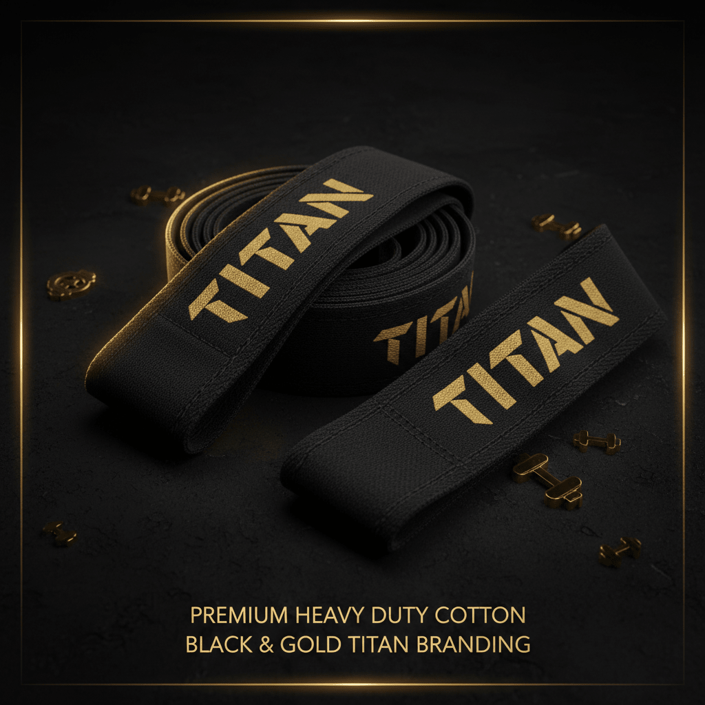 TITAN Lifting Straps Heavy Duty Cotton