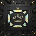TITAN Crown Edition Rugby Lineout Throwing Net Matte Black Gold