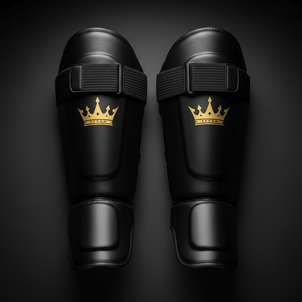 TITAN MMA Shin Guards - Instep Kickboxing Shin Pads
