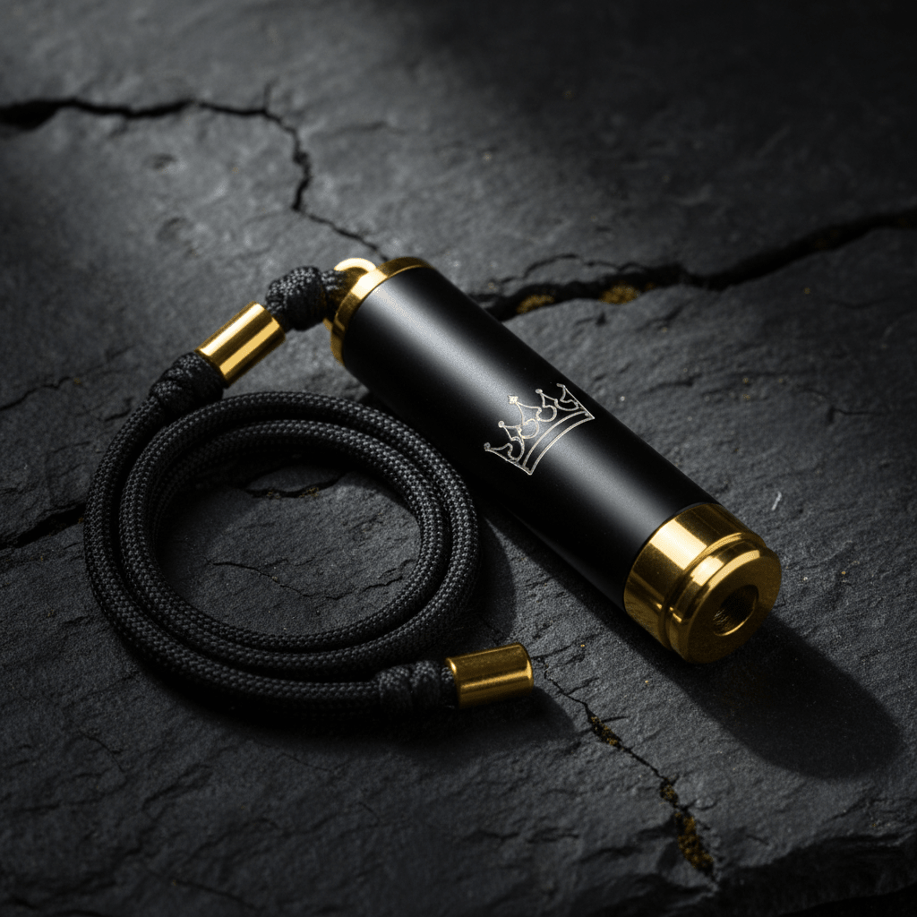 TITAN BlastSignal 120dB Emergency Survival Whistle — Crown Edition