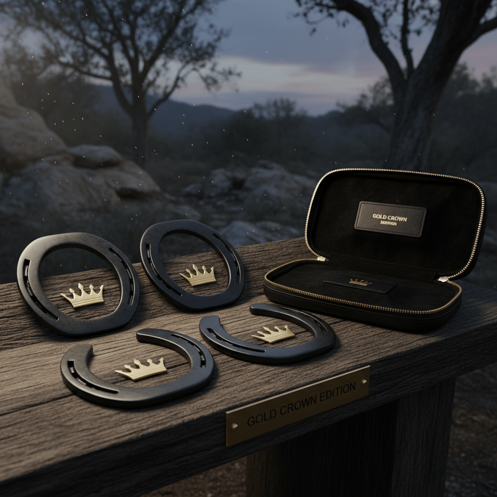 TITAN Off-Grid Horseshoe Set Gold Crown SWAG Edition