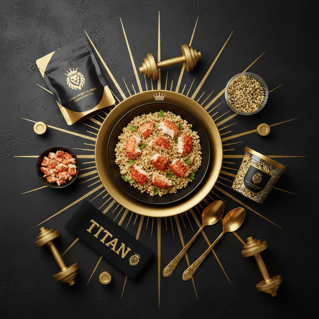 TITAN High-Protein Lobster & Quinoa Crown Edition Snack Cup
