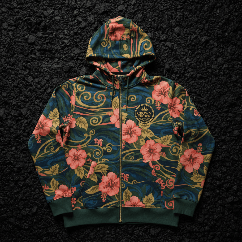 TITAN Hawaiian Aloha Aina Zip-Up Hoodie — Mana Edition
