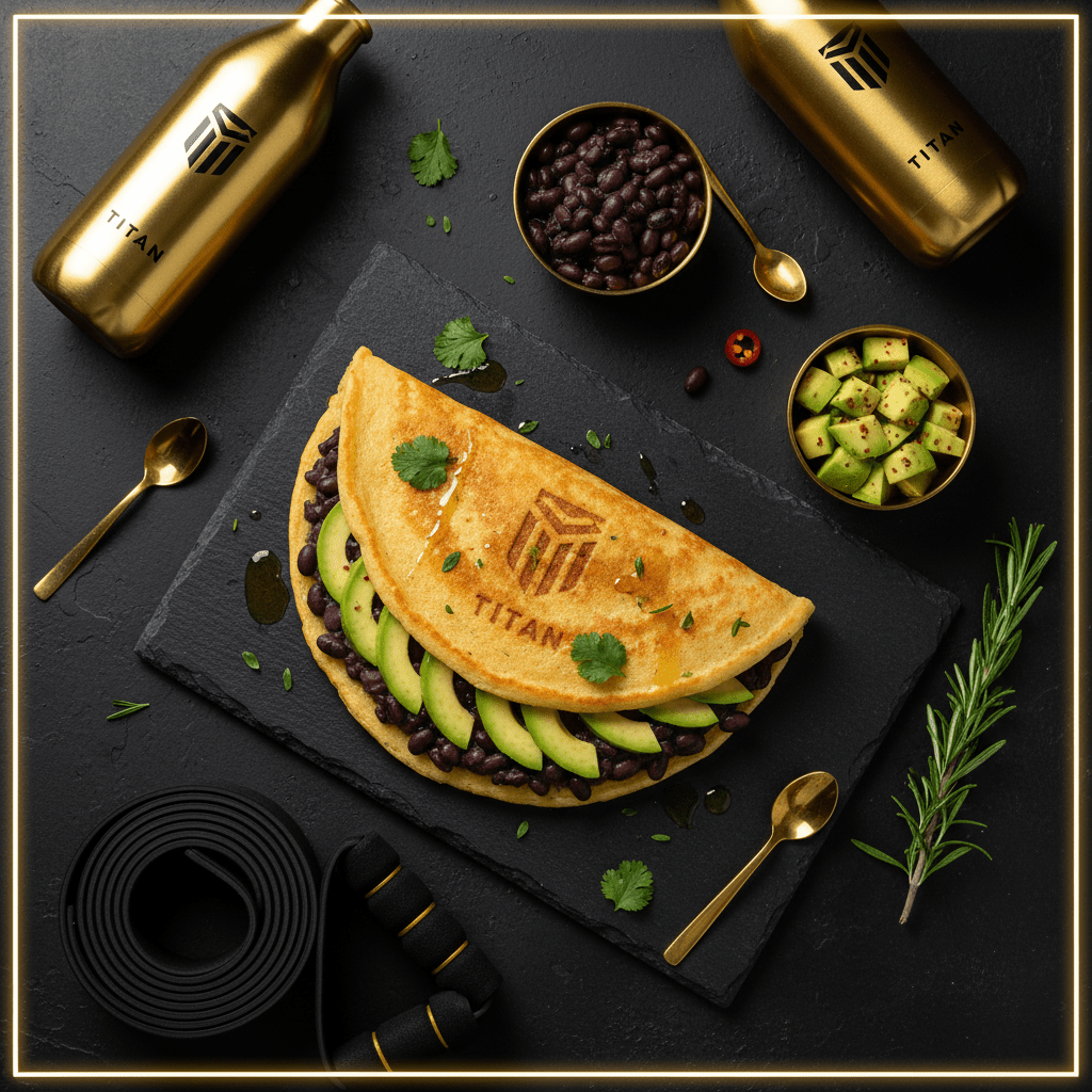 TITAN Venezuelan Vegan Cachapa Corn Pancake Breakfast