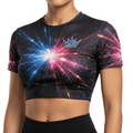 TITAN Cosmic Burst Women’s Crop Top — Crown SWAG Edition