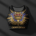 Glorified Women's Crop Top — TITAN Crown Edition tattoo artwork