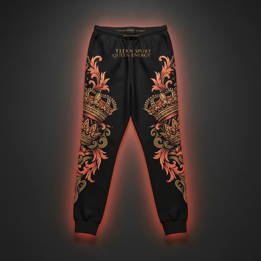 TITAN Women's Crown Edition Lounge Pants Coral Gold
