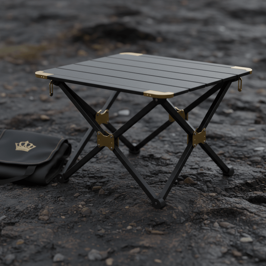 TITAN FieldTable Pro Ultralight Folding Camp Table — Crown Edition