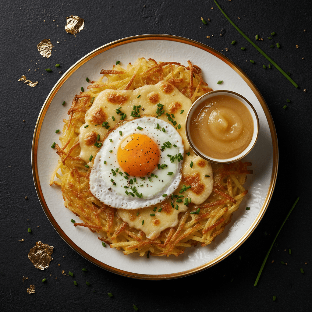 TITAN Swiss Cheese & Egg Rösti Vegetarian Lunch Plate