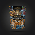 TITAN Protein Pretzel Sea Salt — Crown Edition bold tattoo-style artwork