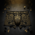 TITAN Men's Boxer Briefs Crown Edition Pure Gold Black