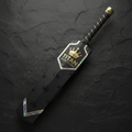 TITAN Crown Edition Cricket Bat Matte Black Gold