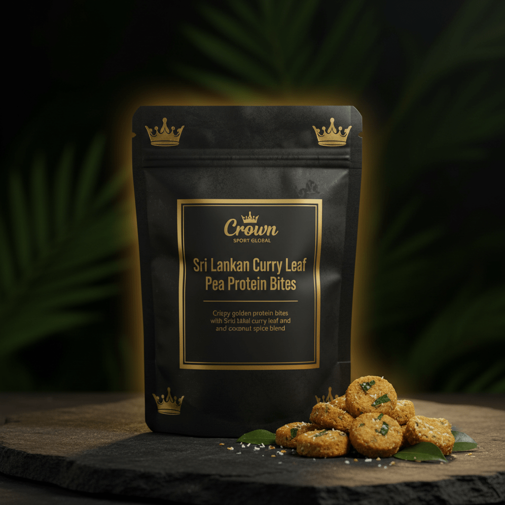 Crown Sri Lankan Curry Leaf Pea Protein Bites - TITAN SPORT GLOBAL