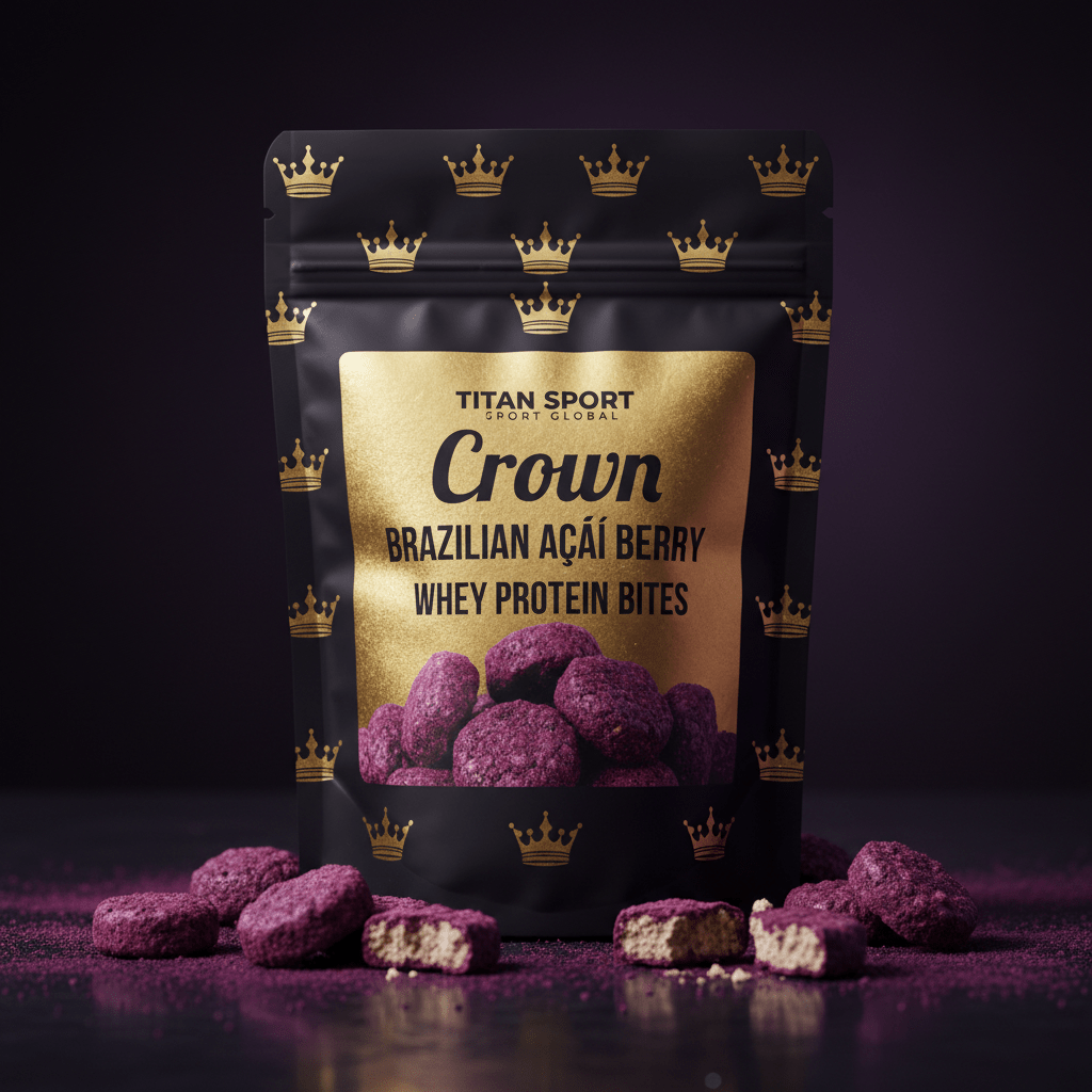 Crown Brazilian Açaí Berry Whey Protein Bites - TITAN SPORT GLOBAL