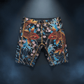 TITAN Compression Shorts - Crown Edition flat lay