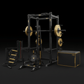 TITAN All-In-One NFL Football Player's Power & Speed Home Gym Kit — Crown Edition
