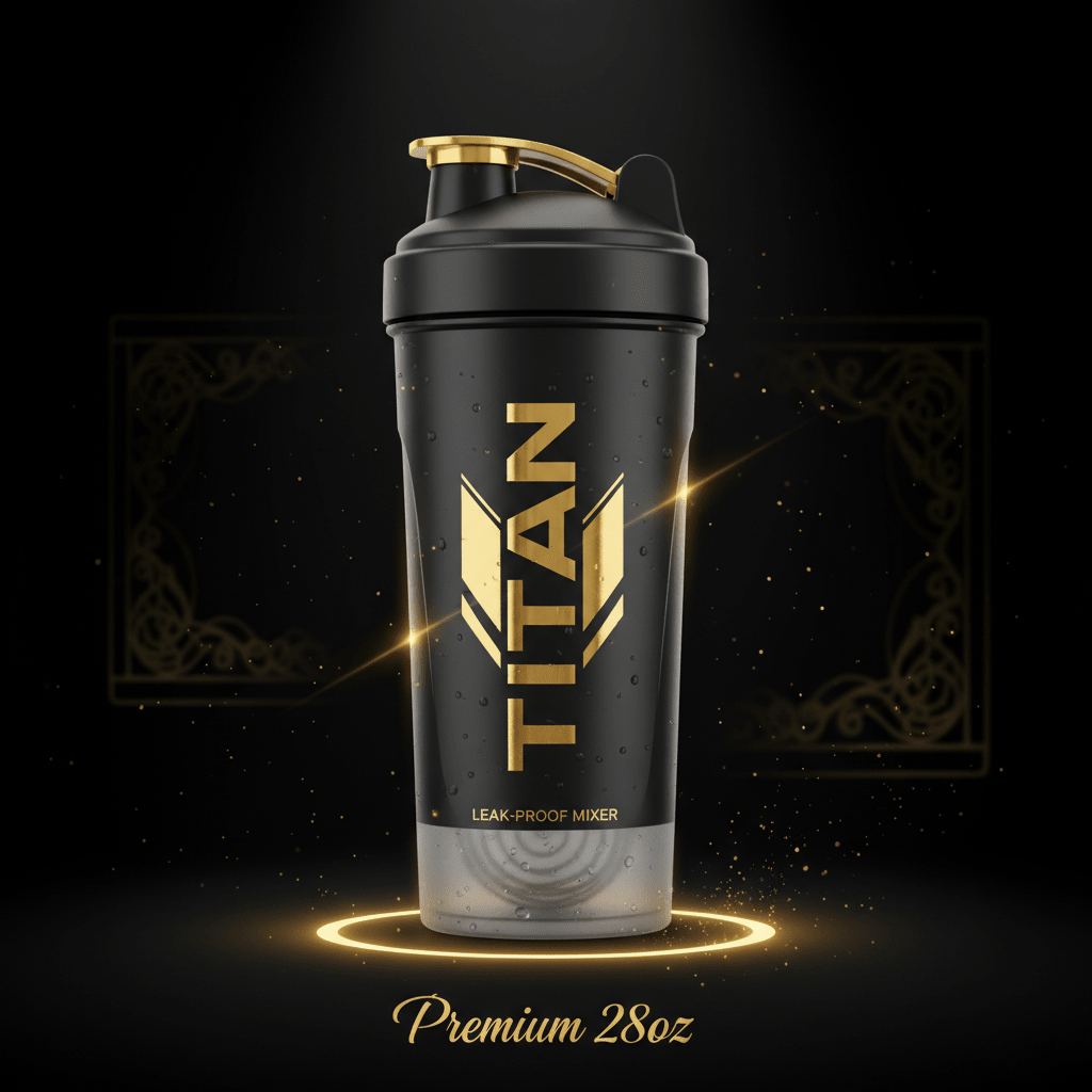 TITAN Shaker Bottle 28oz Leak-Proof Mixer