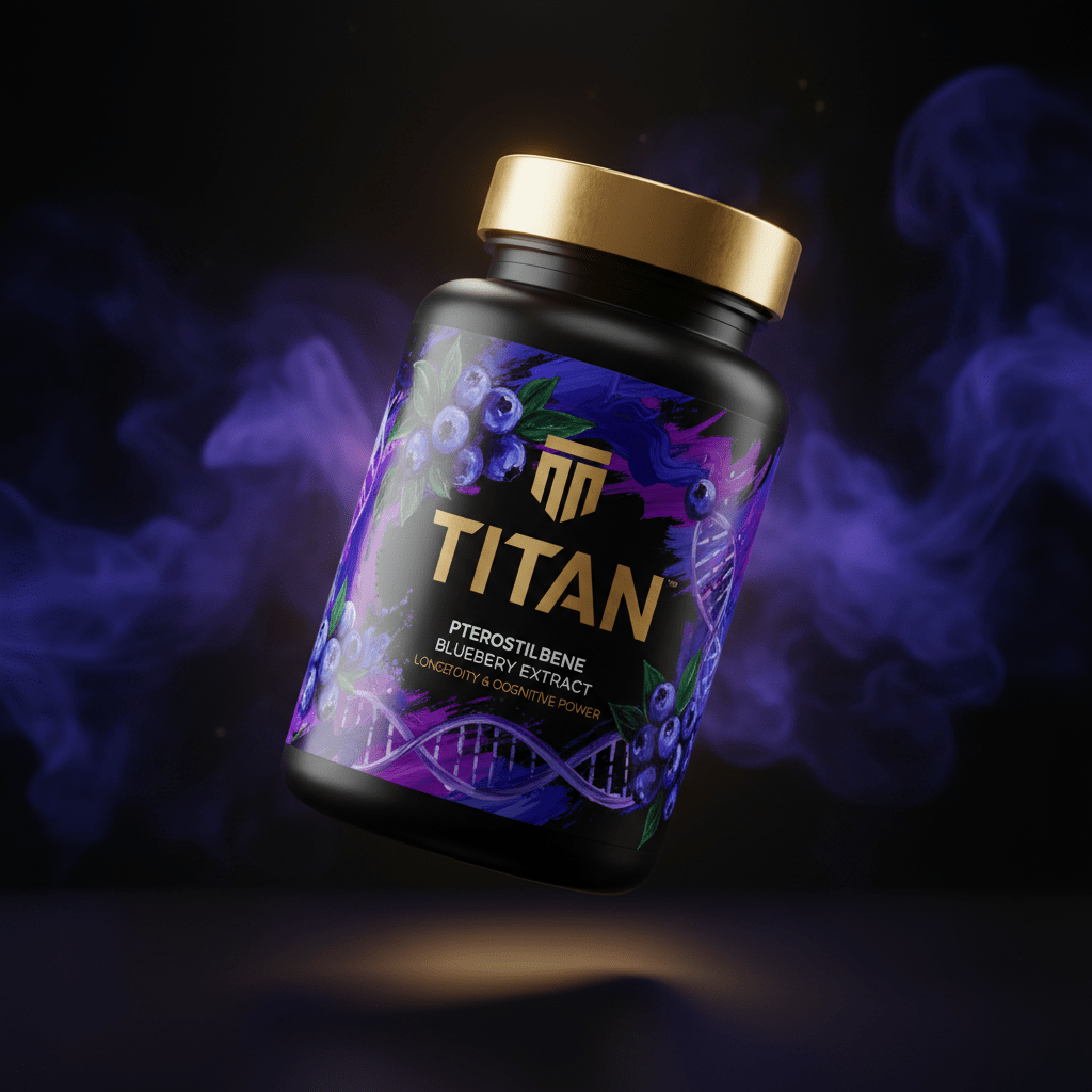 TITAN Pterostilbene Blueberry Extract - 99% Pure Longevity Activator