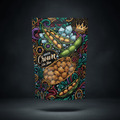 TITAN Dry Roasted Edamame Sea Salt — Crown Edition bold tattoo-style artwork
