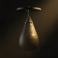 TITAN Pro Boxing Speed Bag with Swivel Platform Black & Gold