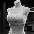 TITAN Women's Elite Sports Bra Diamond Crown SWAG Edition ghost mannequin
