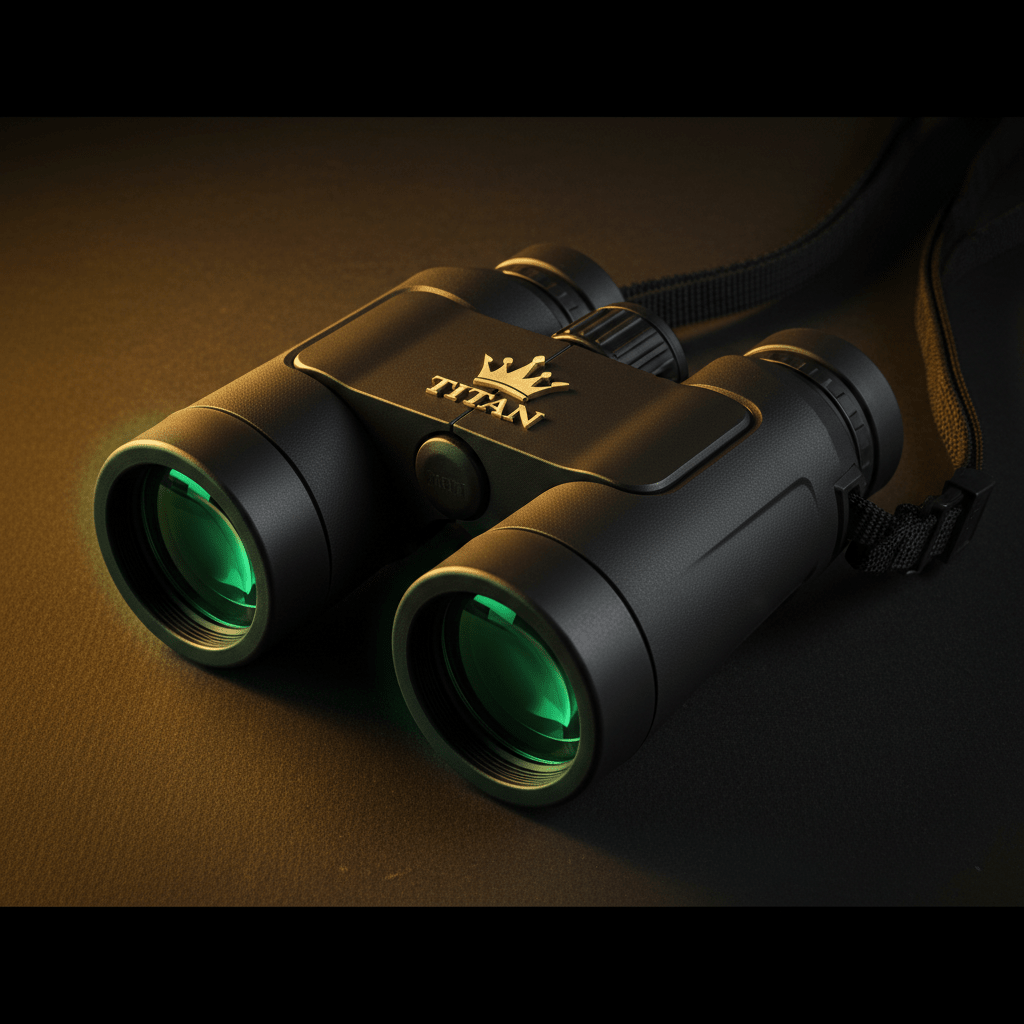 TITAN Pro Night Vision Binoculars 10x42 Black & Gold