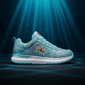 TITAN Kids Mermaid Scales Training Sneaker — Crown Edition