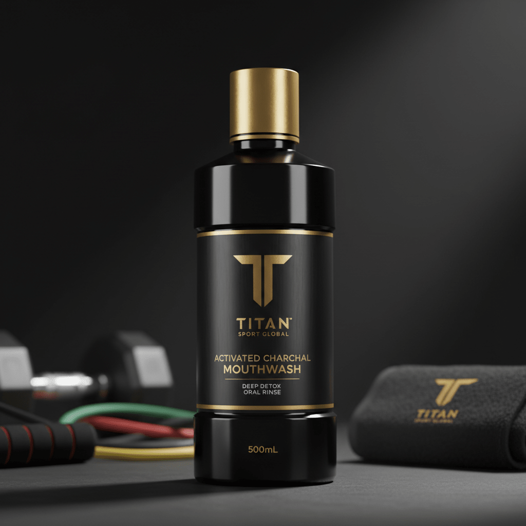 TITAN HIM Mouthwash Activated Charcoal