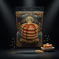 TITAN High-Protein Pancake Mix Original — Crown Edition bold tattoo-style artwork
